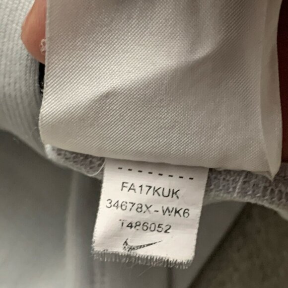 Nike Sweatshirt Mens Small Wake Forest 1/4 Zip Sweater Gray Stretch Pullover WF - Picture 9 of 11